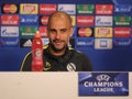 Josep Guardiola, manager of Manchester City Royalty Free Stock Photo